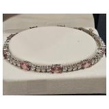 Pink Topaz Bracelet