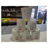 6 Ivory 10.5" plant Ready Fill planter