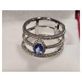 Tanzanite Dinner Ring