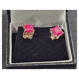 Ruby Earrings