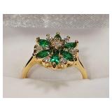 Emerald Dinner Ring