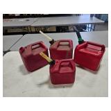 4 gas cans