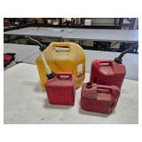 4 gas cans