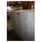 3, 4 drawer metal filing cabinets