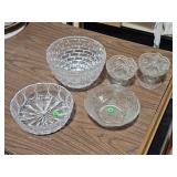 glass serving pieces