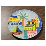 Hand Painted (ITALY) large plate