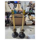 candlestick style lamps