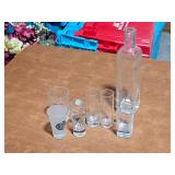shot glasses - bottle