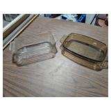 2 baking dishes