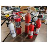 5 extinguishers