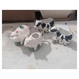 pigs & cows decor