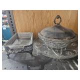 vintage serving dishes