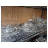 several glassware