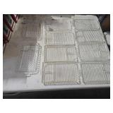 10 vintage relish / snack glass trays