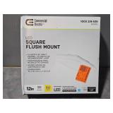 12" Square LED light