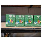 4 colored xmas lights