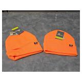 2 hunter orange hats