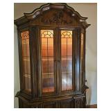 vintage lighted display cabinet - bring help