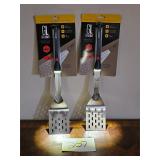 2 lighted grilling spatulas