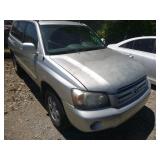 2007 TOYOTA HIGHLANDER NO RUN