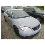 2005 HONDA CIVIC--COLD A/C 5 SPEED