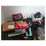 lot of nice shoes & purses