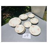Rose Pattern plates