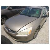 2004 HONDA--ACCORD ( NO DRIVER AIRBAG) NO RUN