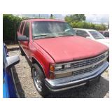 1998 CHEVROLET--TAHOE NO RUN