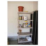 Tan Shelf with items