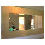 Horizontal wall mirror