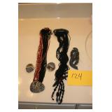 Vintage multi-beaded necklaces and pendants