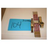 Three gold watches