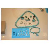Turquoise costume jewelry
