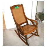 Vintage Victorian-style rocking chair