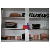Black and White dishes, and Pink dishes
