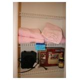Towels and massager