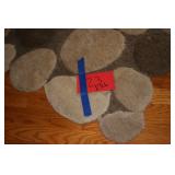 Pebbles hand-tufted wool area rug