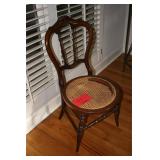 side chair w/ cane seat