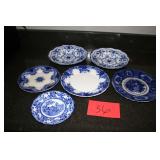 Vintage, Flow Blue Dishes