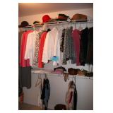 Contents of closet: clothing