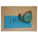 Brass cuff bracelet