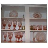 Pink Depression glass