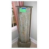 natural slate water fountain tower with LED light