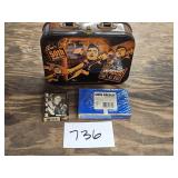 Elvis lunch box & playing cards