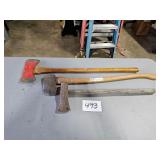 Double Headed Axe, Single Axe & Maul