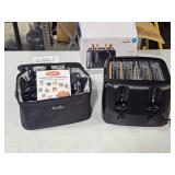4 slice toaster & travel warmer
