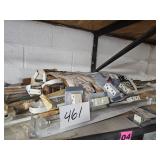 pile of curtain rods