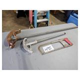 conduit benders & hacksaw