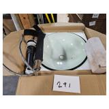 counter top sink & faucet